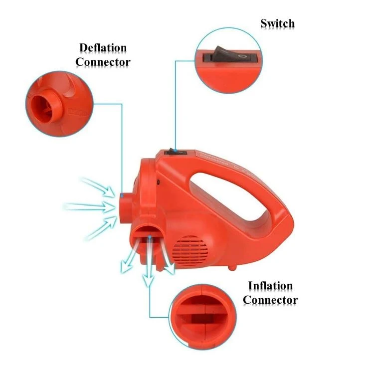 portable rechargeable air pump 10