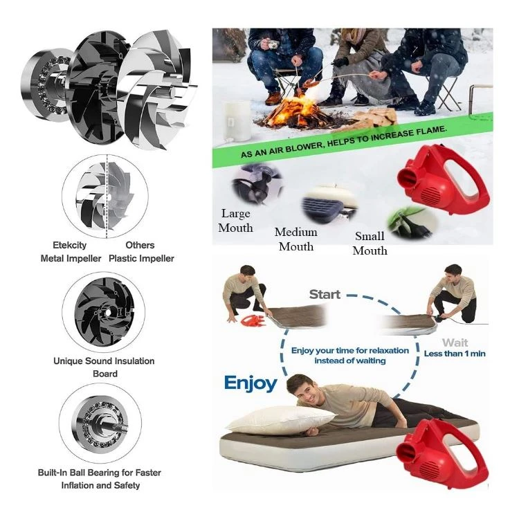 portable rechargeable air pump 11